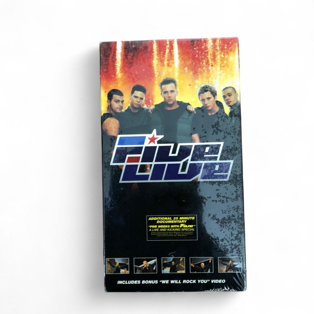 Five Live Boy Band Documentary & Concert 2000 New Sealed VHS Vintage OOP RARE